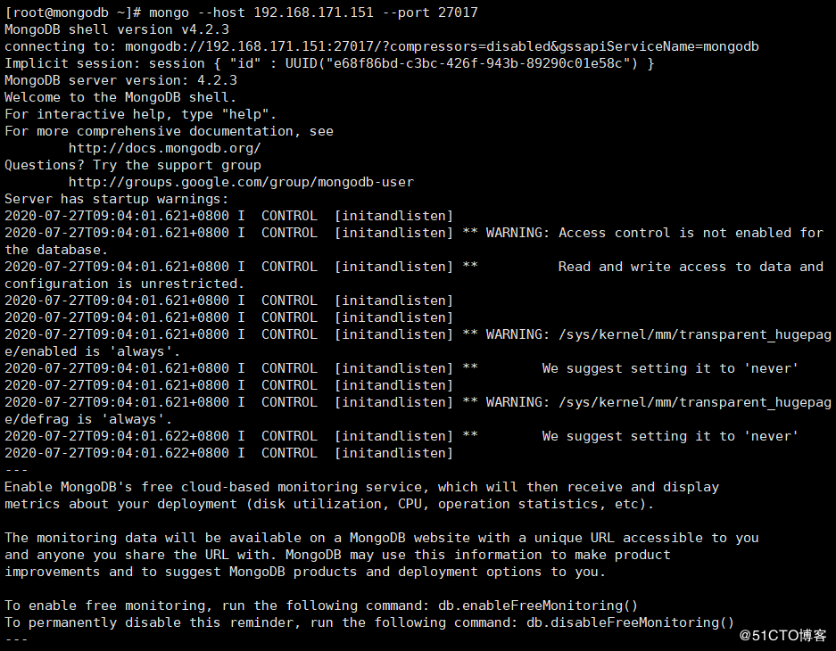MongoDB 部署