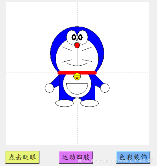 Python实战之tkinter库画图，用canver画布教你画会动的哆啦A梦
